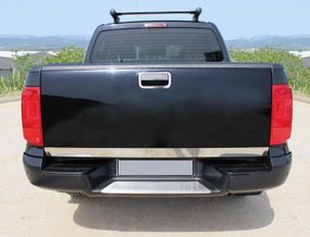 Кромка багажника (нерж) OmsaLine - Італійська нержавійка для Volkswagen Amarok 2010-2022 рр
