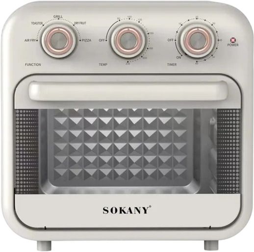 Фритюрниця-духовка 18 літрова 1800 Вт - срібло Sokany SK-10002 (45446-SK-10002_2356)