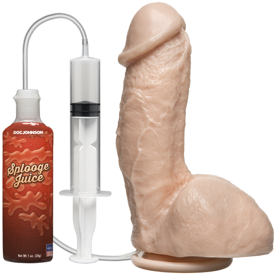 Фалоімітатор, що кінчає Doc Johnson The Amazing Squirting Realistic Cock, ПВХ, діаметр 5,1см Sex Aura | Зображення 1