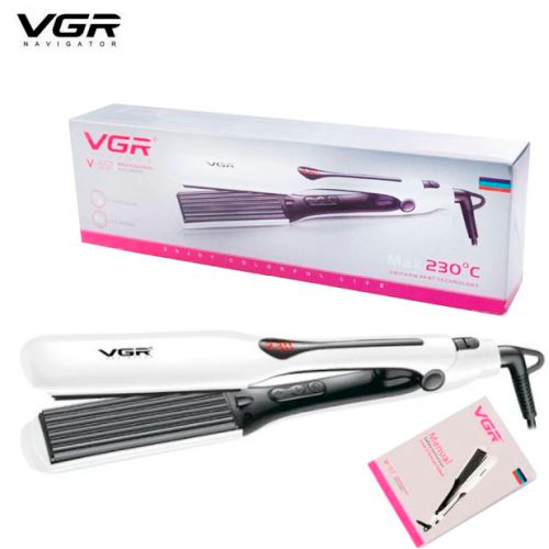 Плойка-гофре професійна VGR V-557, керамічне покриття, LED дисплей, плойка-гофре професійна VGR V-557 | Зображення 6