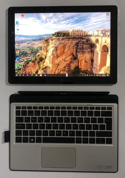 Нетбук-трансформер Б-клас HP Elite X2 1012 G2 / 12.3" (2736x1824) IPS Touch / Intel Core i5-7200U (2 (4) ядра по 2.5 - 3.1 GHz) / 8 GB DDR3 / 256 GB SSD / Intel HD Graphics 620 / WebCam / Win 10 Pro б/в + Подарунок Накопичувач Kingston 64 ГБ | Зображення 8