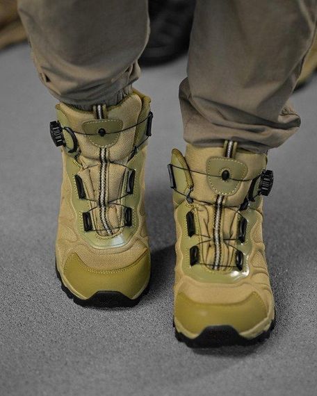 Тактические ботинки  на автозавязке КОЙОТ  ВТ7981 | Зображення 6