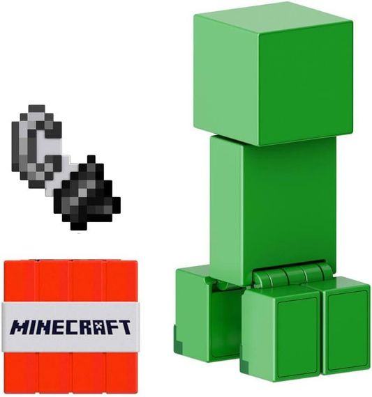 Игровой набор Майнкрафт с Крипером Оригинал Mattel Minecraft 2-Pack with Creeper | Зображення 4
