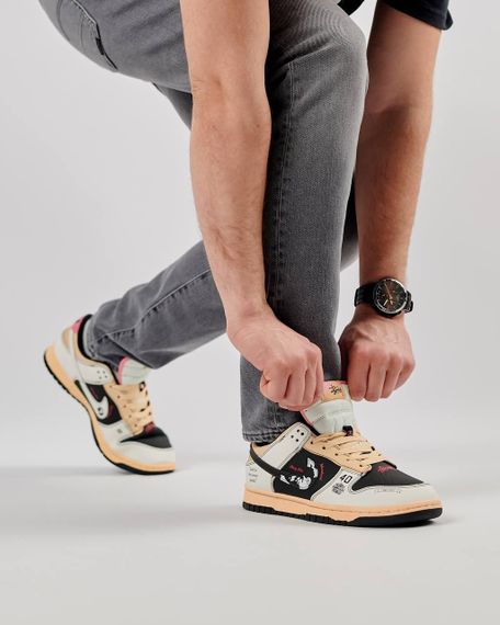 Кроссовки мужские SB Dunk Low x Stussy 40th Brown Beige , Вьетнам 45 29 | Зображення 1