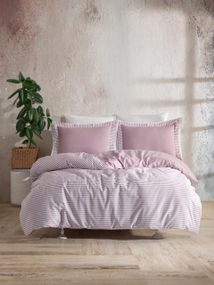 Постельное белье Turkiz Ranforse Prima 200 х 220 см Santiago Violet