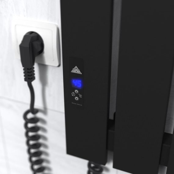 Электрическая полотенцесушилка Laris Зебра Бостон ЧФ(Ч)5 1200 Е (подкл. слева) | Зображення 4