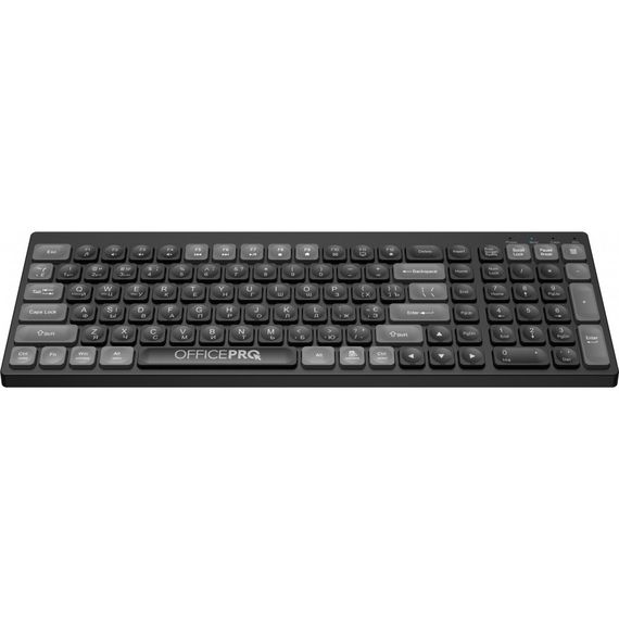 Клавіатура OfficePro SK985B Wireless/Bluetooth Black (SK985B) | Зображення 1