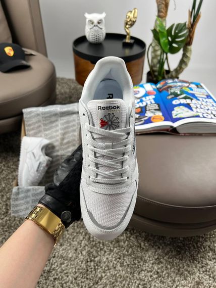 Чоловічі кросівки R-eebok Classic New All White 42 - 26,5 см | Зображення 6