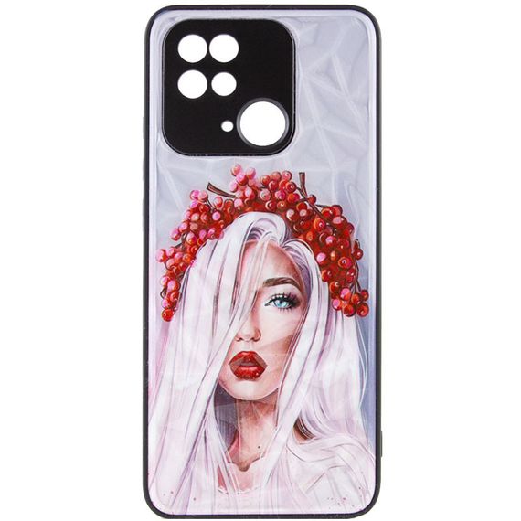TPU+PC чехол Prisma Ladies для Xiaomi Redmi 10C / Poco C40 TPU+PC, Ukrainian Girl | Зображення 1
