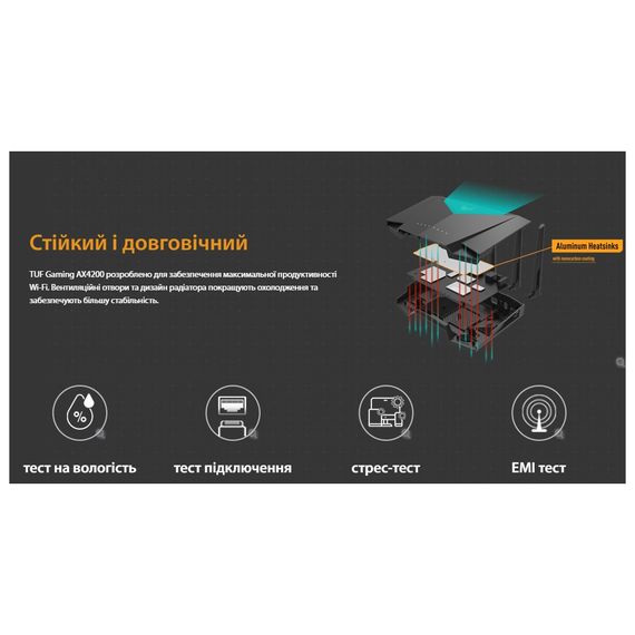 Маршрутизатор ASUS TUF-AX4200 (90IG07Q0-MO3100) | Зображення 9