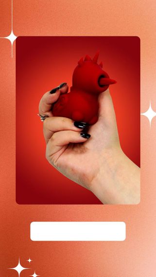 Вібратор-єдиноріжка Unihorn – Blaze Diablo, пестливий роздвоєний язичок Sex Aura | Зображення 8