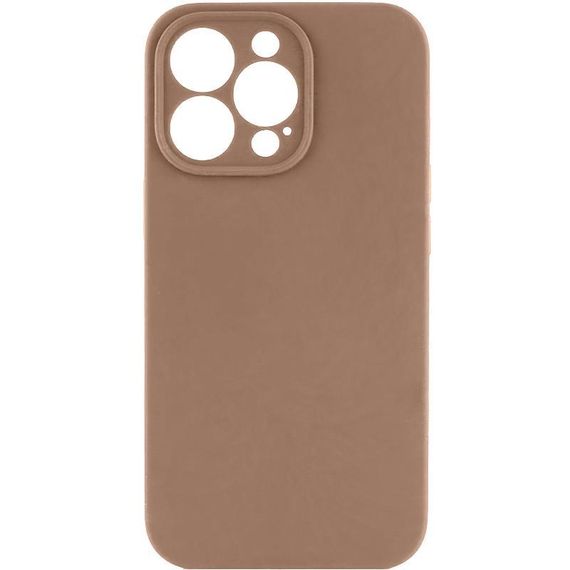 Чохол Silicone Case Full Camera Protective (AA) NO LOGO для Apple iPhone 14 Pro Max (6.7") Бежевий / Desert Gold