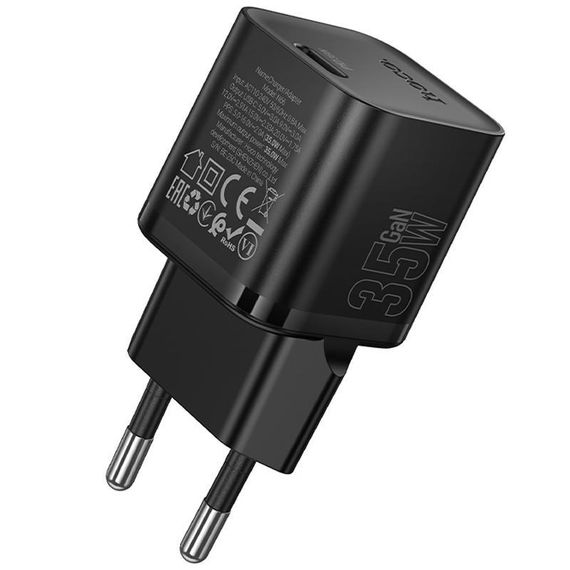 МЗП Hoco N66 Ingenious PD35W (1USB-C) Black | Зображення 3