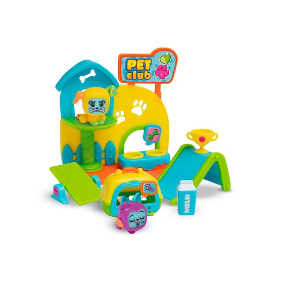 Игровой набор Питомцы на прогулке Moji Pops PMPSB216IN10, 2 фигурки, аксессуары | Зображення 1