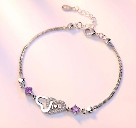 Жіночий браслет Primolux Love на руку - Purple | Зображення 1