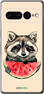 Чохол на Google Pixel 7 Pro Єнотик з кавуном "4605u-3031-2448"