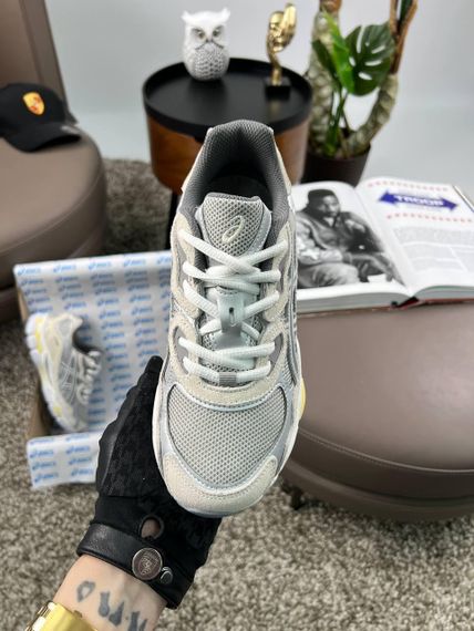 Кроссовки ASICS Gel-NYC Grey Silver Yellow (замша , текстиль) весна / лето / осень | Зображення 6
