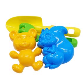 Набор для песочницы "Ромашка №4" 1128 лопатка, грабли, пасочки