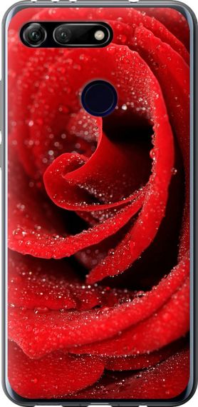 Чехол на Huawei Honor View 20 Красная роза "529u-1645-17620"