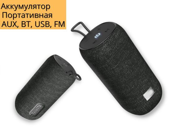 Портативна колонка XPRO HC10 5Вт USB, AUX, FM, Bluetooth чорна (ЦУ-00034625) | Зображення 1