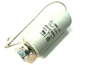 CBB60L 1,0 mkf  450 VAC (±5%) mini конденсатор для пуску і роботи. Кріплення болт + дроти (25*50 mm)