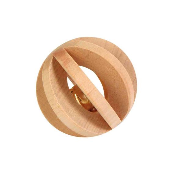 Іграшка Trixie для гризунів м_яч з брязкальцем дерев_яна 6 см