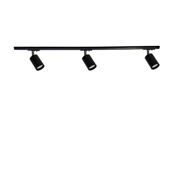 Трековий світильник на три плафони стельовий Track3 Chime GU10 T9010003 Чорний, Atmolight