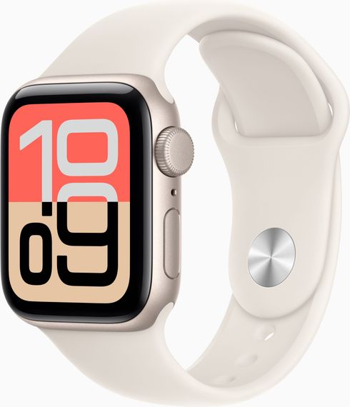 Смарт-годинник Apple Watch SE 3 GPS 40mm Starlight Alu. Case w. Starlight S. Band - M/L (MEH54) | Зображення 1