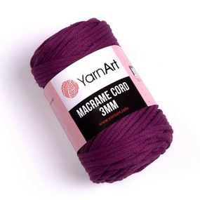 Пряжа Macrame Cord 3 mm № 750 (Макраме Корд), 250 г, 85 м — Бавовняний шнур для в’язання та макраме 777