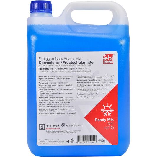 Антифриз Febi Аntifreeze Синій G11 готовий 5л.