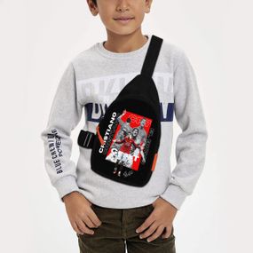 Сумка через плече дитяча Кріштіану Роналду 29х17 см сумка слінг для хлопчика (02069)