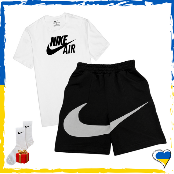 Комплект шорти Nike Big Swoosh та футболки 2шт Nike. Комплект Найк Біг Свуш XS/S | Зображення 3