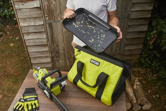 Сумка для ланцюгової пили Ryobi RAC256 із пластиковим піддоном 5132005708 | Зображення 2