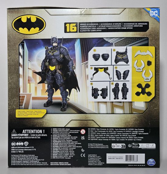 Оригінал DC Comics Batman Adventures Action Figure Бетмен 30 см ігрова фігурка з комплектом броні | Зображення 4