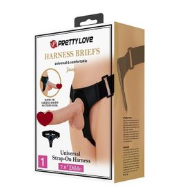 Страпон PRETTY LOVE HARNESS BRIEFS JERRY sexstyle