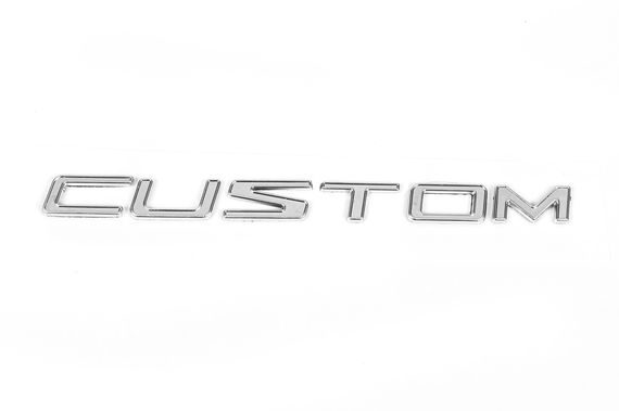 Напис Custom (180 на 13 мм) для Ford Custom 2013-2024 рр | Зображення 1