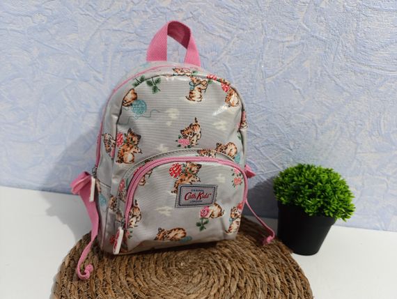 БУ Рюкзак дитячий Cath Kids London котики квіти для дівчинки Тривожна валіза