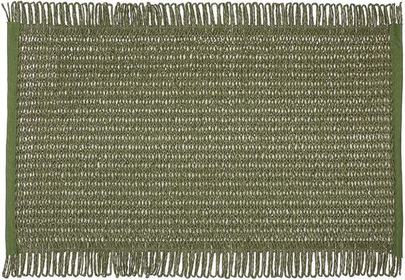 Набір 6 льняних підтарельників "Rustic Olive" 30х45см, прямокутні