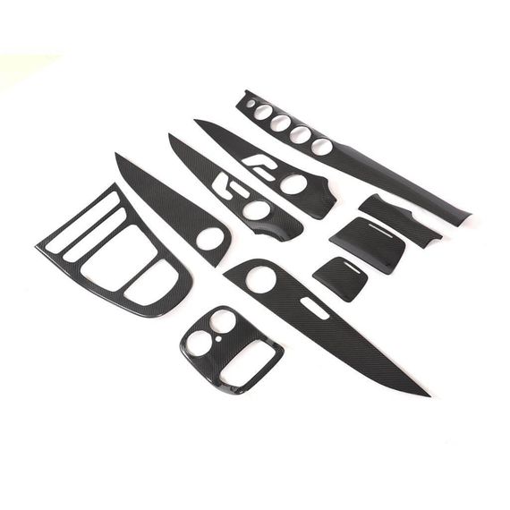 Накладки на панель (Карбон) для Mercedes E-сlass W213 2016-2023 рр | Зображення 2