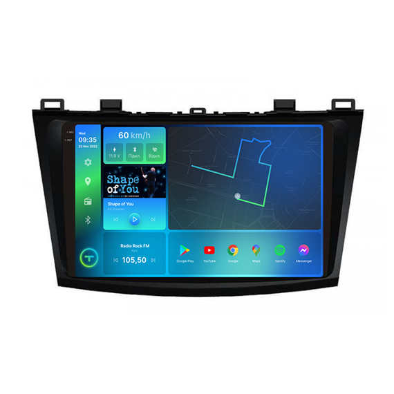 Штатна магнітола Torssen 2K Mazda 3 03-09 F98256 4G Carplay DSP | Зображення 1