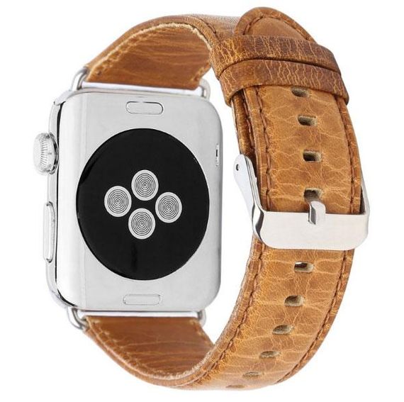 Шкіряний ремінець Primo для Apple Watch 38mm / 40mm / 41mm - Light Brown | Зображення 1