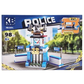 Детский конструктор Полицейская серия Police KB 217A 2 в 1, 98 деталей
