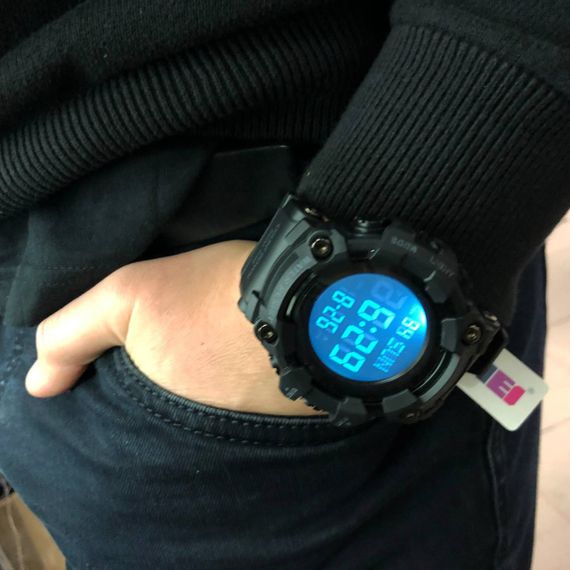 Часы спортивные спорт SKMEI 1968BKWT, Военные часы для военнослужащих Практичные мужские JE-14 | Зображення 8