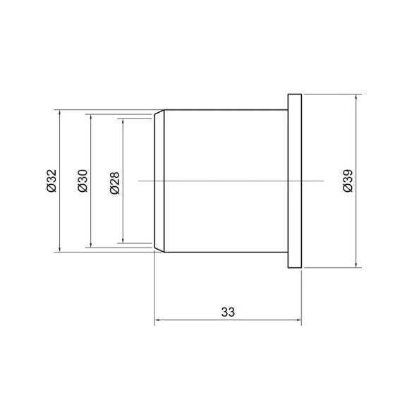 Заглушка PPR канализационная TA Sewage 32 | Зображення 1