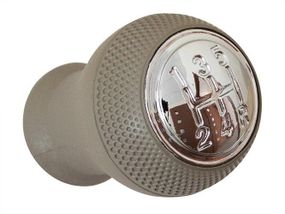 Mazda 323F BJ (98-03) ручка КПП перемикання передач бежева 5 ступка на різьбі, Мазда 323Ф