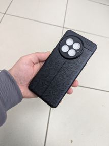 OnePlus Ace 13 Противоударний чохол AutoFocus Leather чорний