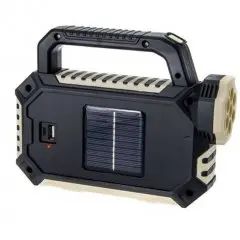 Ручний ліхтар HS-8029 на сонячній батареї потужний LED ліхтарик 3 режимами освітлення | Зображення 4