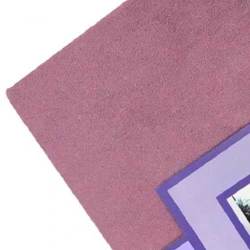 Лавандове Простирадло махрове на резинці з наволочками Anisa (220х240+30 см) | Зображення 1