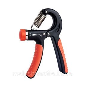 Эспандер кистевой пружинный с регулируемой нагрузкой Power Grip Pro NE-W-87-BOR 5-60 кг