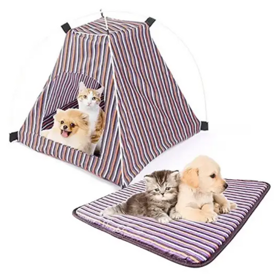 Тканинний намет для котів і дрібних порід собак, складаний будиночок для тварин